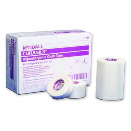 Kendall Curasilk Hypoallergenic Medical Silk Tape 2" X 10 Yd