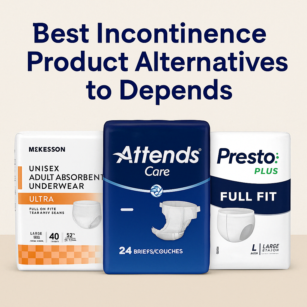 Best Incontinence Product Alternatives to Depends