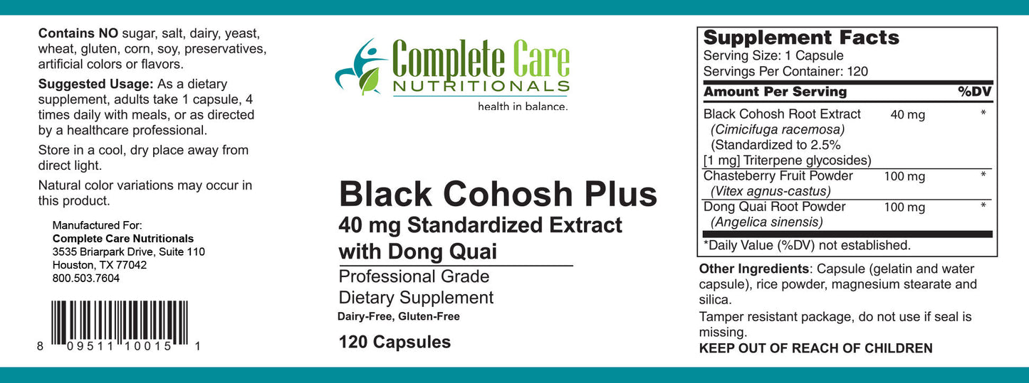 Black Cohosh Plus