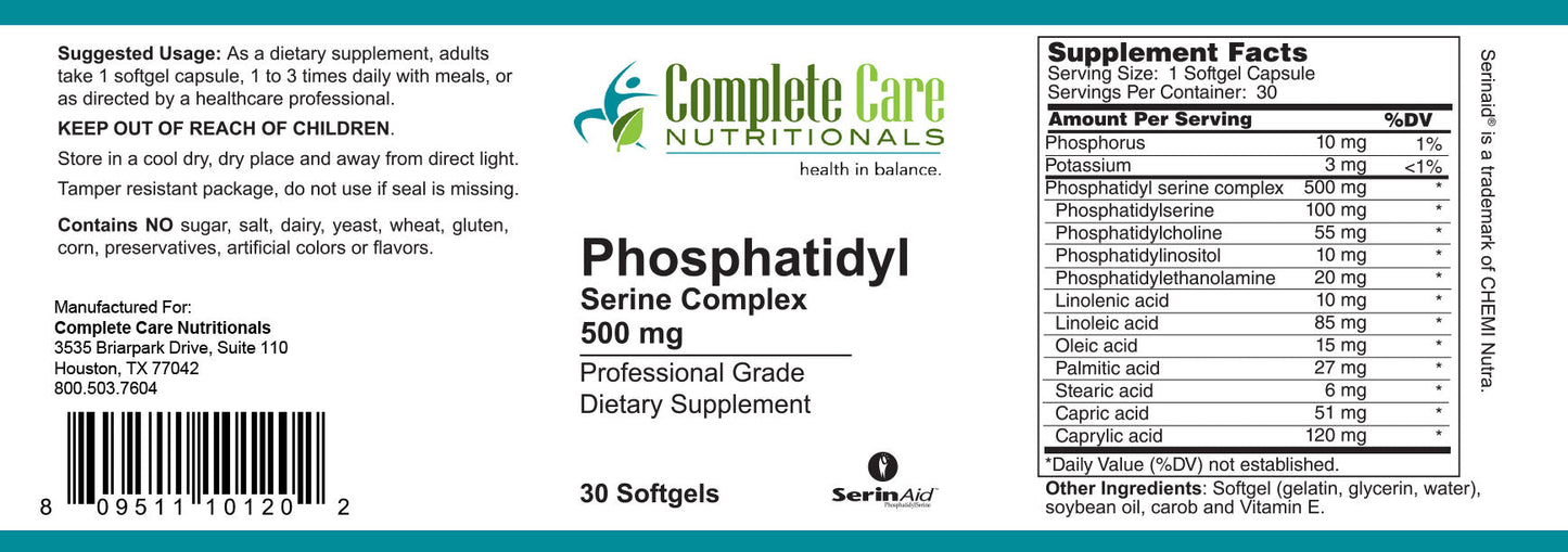 Phosphatidyl Serine Complex