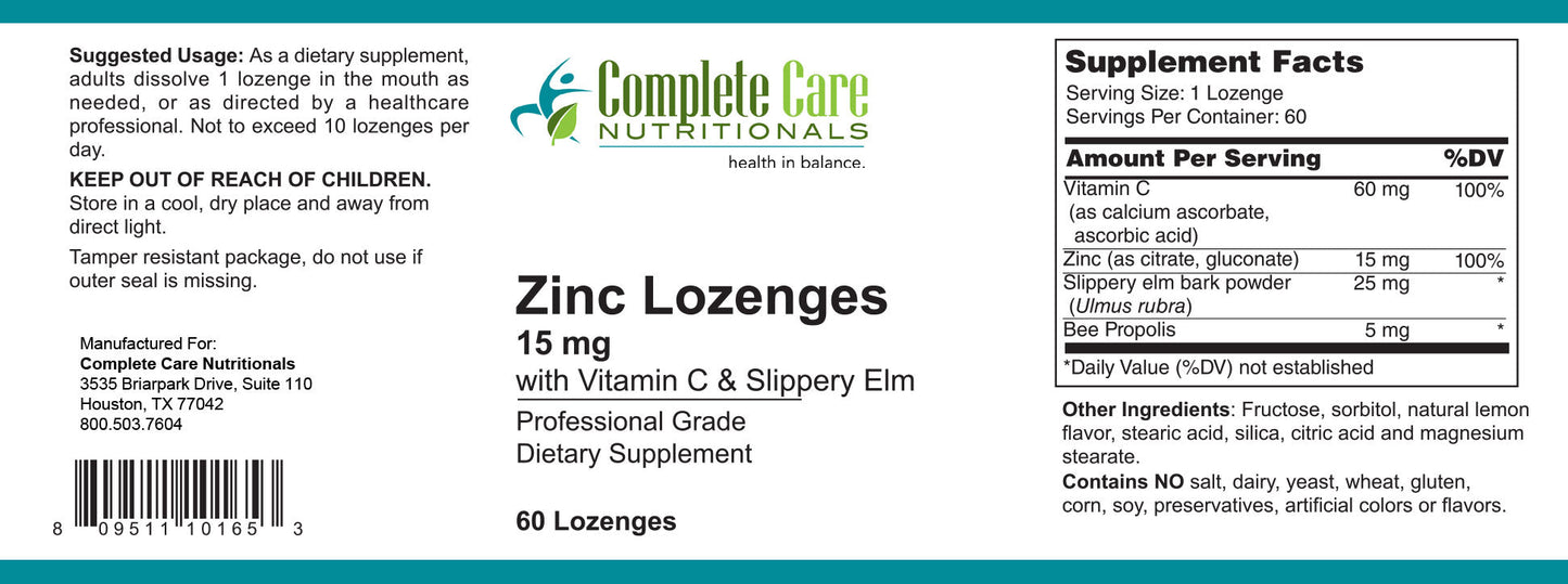 Zinc Lozenges