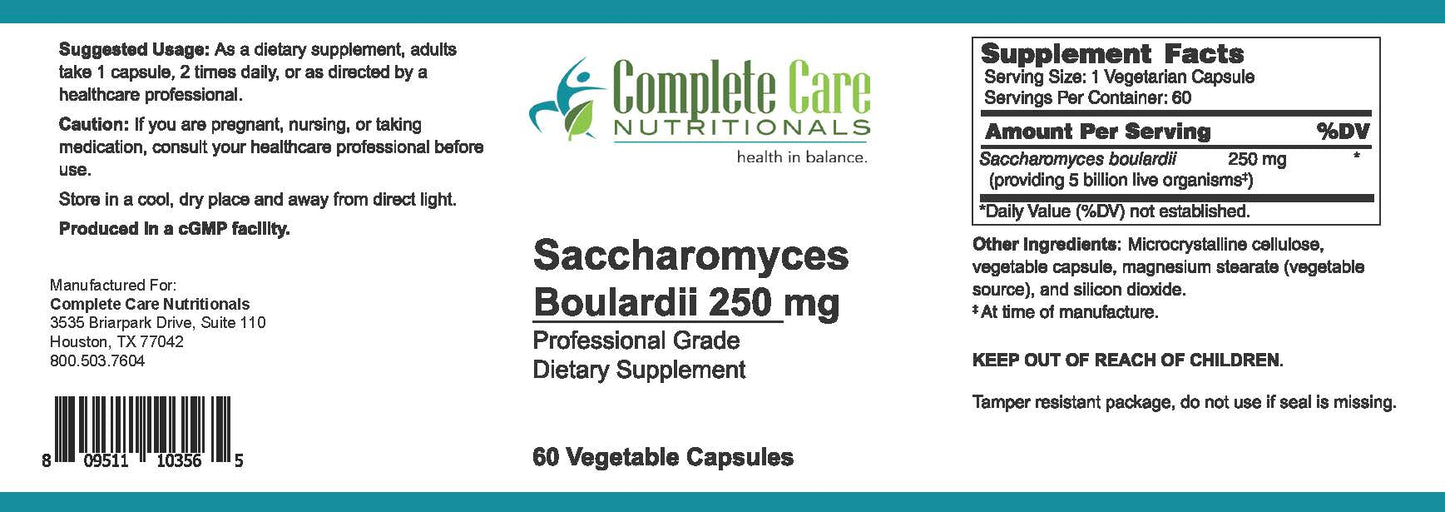 Saccharomyces Boulardii 250 mg