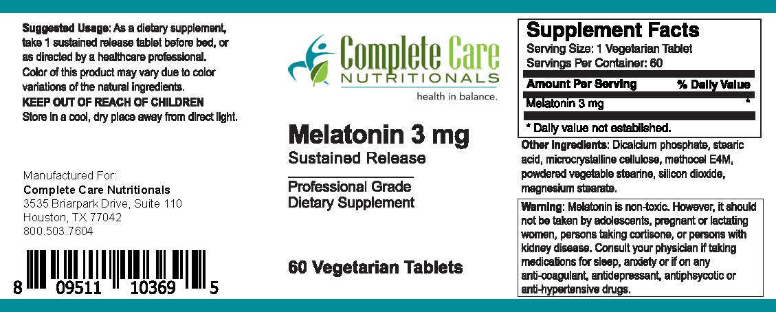 Melatonin - 3 mg Sustained Release