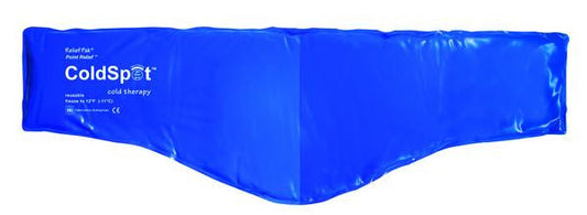 Relief Pak® ColdSpot™ Blue Vinyl Pack - neck contour - 6" x 23"