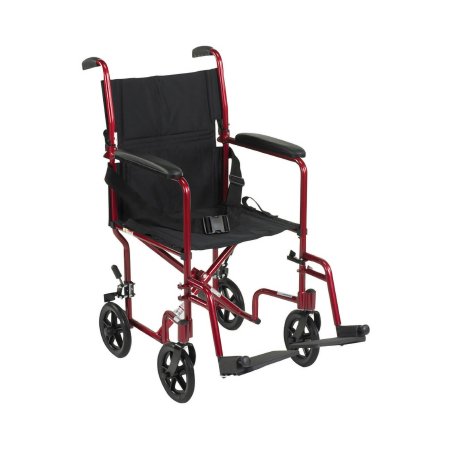 Aluminum Transport Chair with Wheels | Various Colors (1 Count)