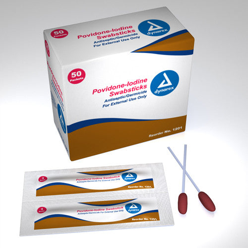 Povidone Iodine Prep Swabsticks