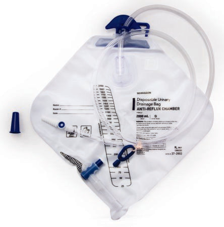 McKesson Urinary Drain Bags Anti Reflux Valve