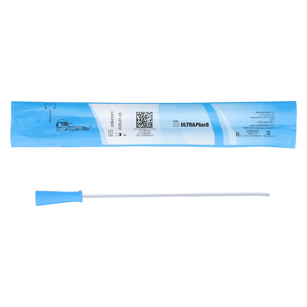 Cure Ultra Plus Intermittent Female Catheter, Straight Tip