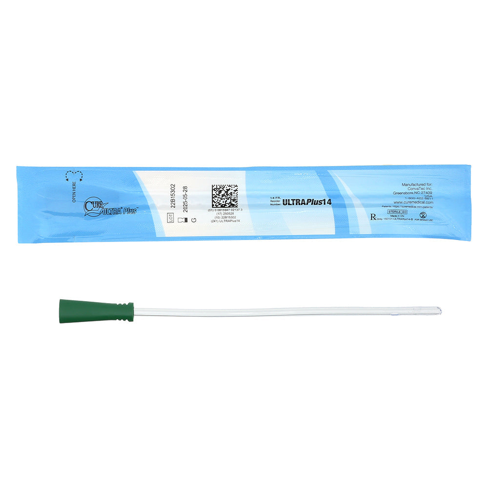 Cure Ultra Plus Intermittent Female Catheter, Straight Tip