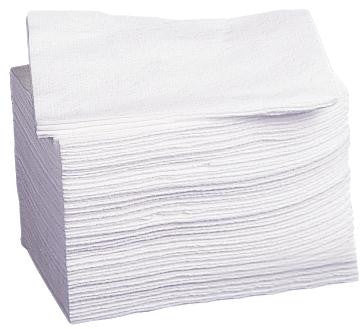 WASHCLOTH,DISPOSABLE,WHITE,10X13"