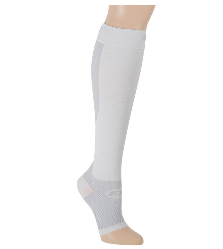 Foot & Calf Compression Sleeve FS6+ white