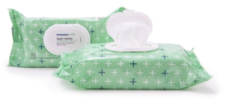 McKesson Baby Wipes, Soft Pack, Aloe / Vitamin E, Unscented