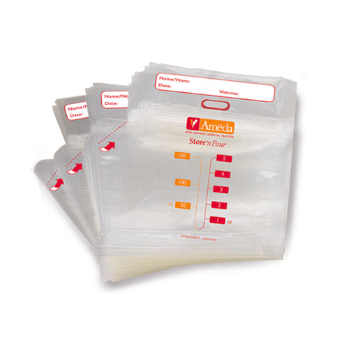 Ameda Store'N Pour Breast Milk Storage Bags